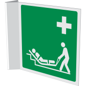 Haaks bord evacuatie matras