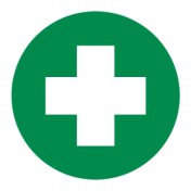 Helmsticker EHBO pictogram