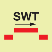 IMO Sign "A" class self closing semi-watertight sliding fire door