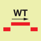 IMO Sign "A" class self closing watertight sliding fire door