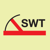 IMO Sign "A" class semi-watertight fire door