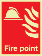 IMO Sign and text Fire Point