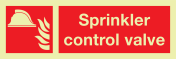 IMO Sign Sprinkler Controle Valve