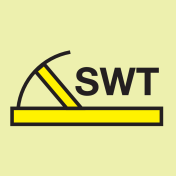 IMO Sign "B" class semi-watertight fire door