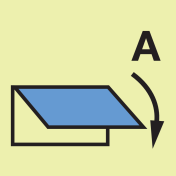 IMO Sign Closing device for accommodation ventilation