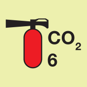 IMO Sign Co2 Fire Extinguisher 6kg