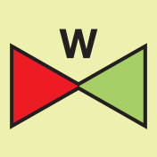 IMO Sign fire main section valve