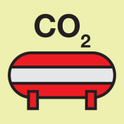 IMO Sign Fixed Co2 Extinguishing Installation