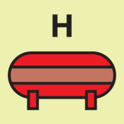 IMO Sign Fixed Halon Extinguishing Installation