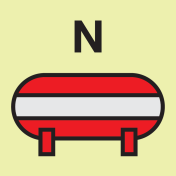 IMO Sign Fixed Nitrogen Extinguishing Installation