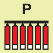 IMO Sign Fixed Powder Extinguishing Battery