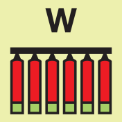 IMO Sign Fixed Water Extinguishing Battery