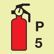 IMO Sign Powder Fire Extinguisher P5
