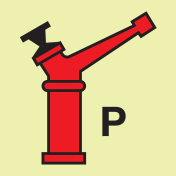 IMO Sign Powder Monitor Gun