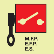 Sign Remote Controlled Fire Pump