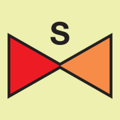 IMO Sign Sprinkler section valve