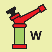 IMO Sign Water Monitor Gun