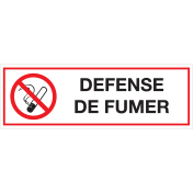 Panneau Defense de Fumer