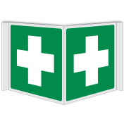 Panorama bord met pictogram EHBO ISO 7010
