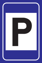 Parkeerbord "Parkeerplaats" Dibond 400x600mm