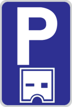 Parkeerbord "Parkeerschijf" aluminium 400x600mm