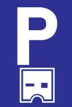 Parkeerbord "Parkeerschijf" Dibond 400x600mm