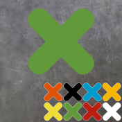 PictoStripe vloersticker X stuk