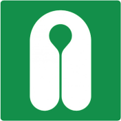 Sticker met pictogram reddingsvest ISO 7010