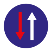 Voorrang geven (Vloersticker)