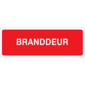 Branddeur (Sticker)