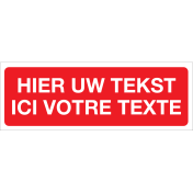 Eigen tekst (sticker)