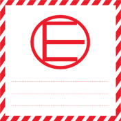 Sticker met pictogram Excepted quantity