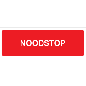 Noodstop (Sticker)