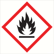 Sticker met pictogram "Ontvlambare Stoffen" - GHS 02