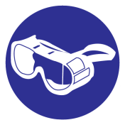 Sticker Panoramabril verplicht (pictogram)