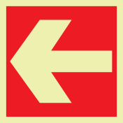 Pijl (sticker fotoluminescerend)