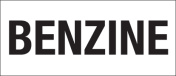 Brandstofsticker Benzine