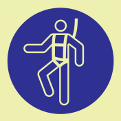 IMO sticker Wear Safety Boots fotoluminescerebd