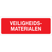Veiligheidsmaterialen (Sticker