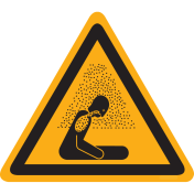 Sticker met pictogram "Waarschuwing Verstikkingsgevaar" - ISO 7010 - W041