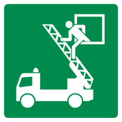 Sticker met pictogram 