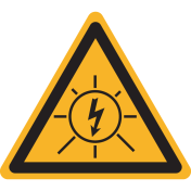 Sticker met pictogram "Elektrische Zonnepanelen"