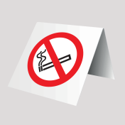 Tafel bord met pictogram Roken verboden ISO7010 - P002