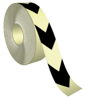 Tape fotoluminescerend / zwarte pijlen