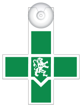 Verpleegkundige op bezoek (bordje)