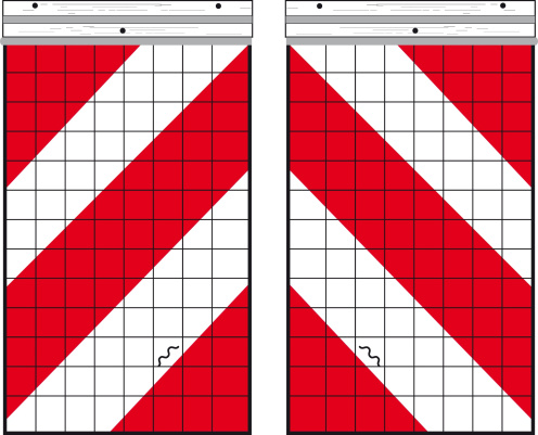 Laadklep vlaggen reflecterend