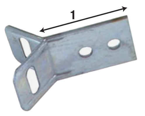 Bandimex Y-beugel RVS