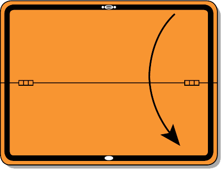 ADR bord Aluminium horizontaal scharnierend