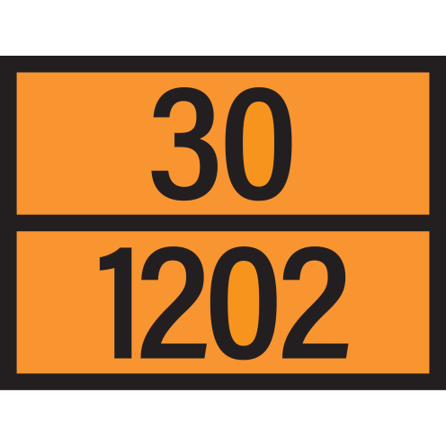 ADR kemler bord met code