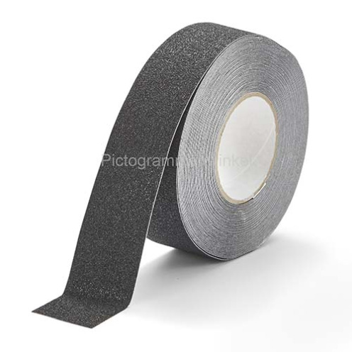 Milde antislip tape op rol zwart